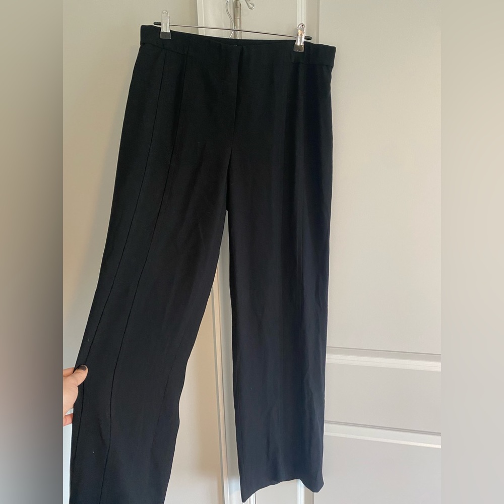 Elie Tahari stretch wide leg trouser size 12